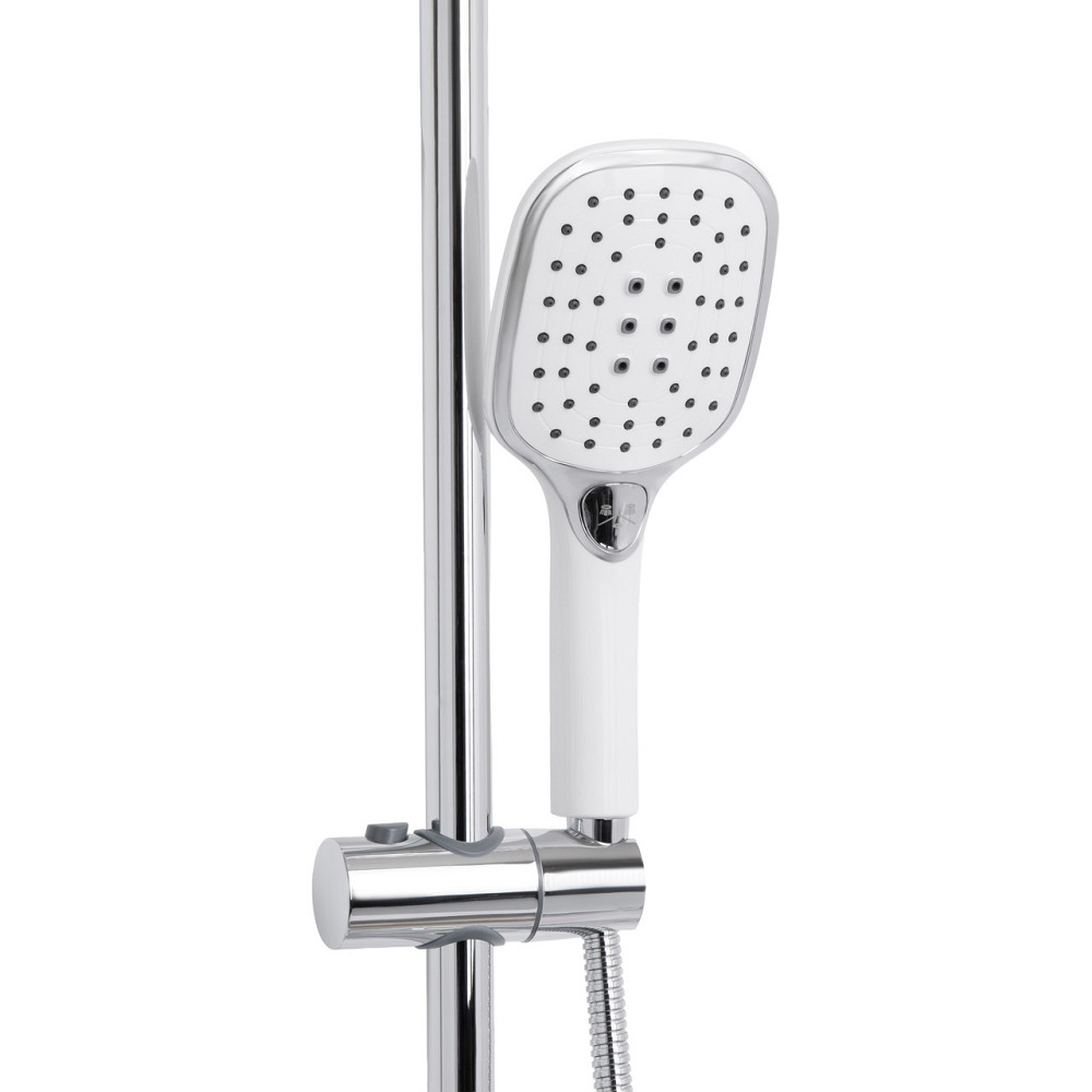 Душова система універсальна Qtap Grand на три споживачі (з виливом) QTGRAWCR1004 Chrome/White Київ - фото 6