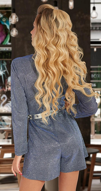 Вечерний сияющий комбинезон с шортами (44) Киев - изображение 5