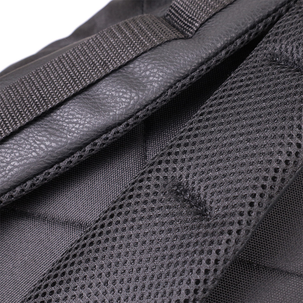 Текстильний рюкзак для ноутбука роботи навчання та міста FABRA 22582 Чорний Київ - фото 16