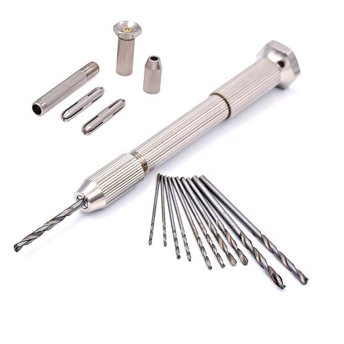 Мини дрель с 10 сверлами и цангами Киев - изображение 3