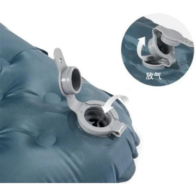 Туристичний килимок Naturehike CNH22DZ018 196x64x7 см Black (6975641888475) Вінниця - фото 3