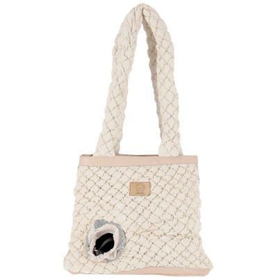 Переноска для животных MISOKO&CO 40x18x38 см светло-коричневая (YIWUMSK70171) Винница - изображение 1