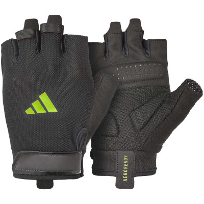 Перчатки для фитнеса Adidas Essential Training Gloves ADGB-15000GN чорний, зелений XS (885652027731) Винница - изображение 1