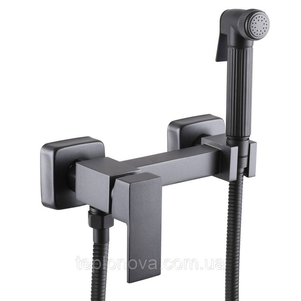 Змішувач гігієнічний Globus Lux Niagara GLN-5-106MIX-Graphite Чернівці - фото 1