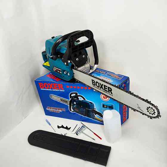 Бензопила Boxer BX-102 5,9 КВт З Двома Напрямними І Ланцюгами SK-72 Львів