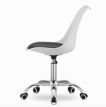 Офісне крісло Leobert Alba біло-чорний Київ