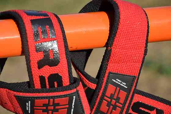Лямки для тяги Power System PS-3401 Lifting Straps Duplex Black/Red Луцьк