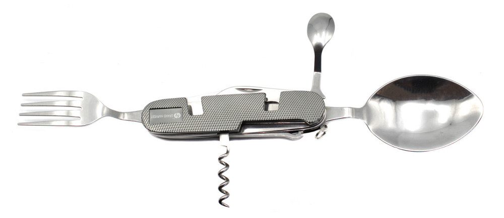 Туристический столовый прибор Графит L-48 большой Днепр - изображение 3