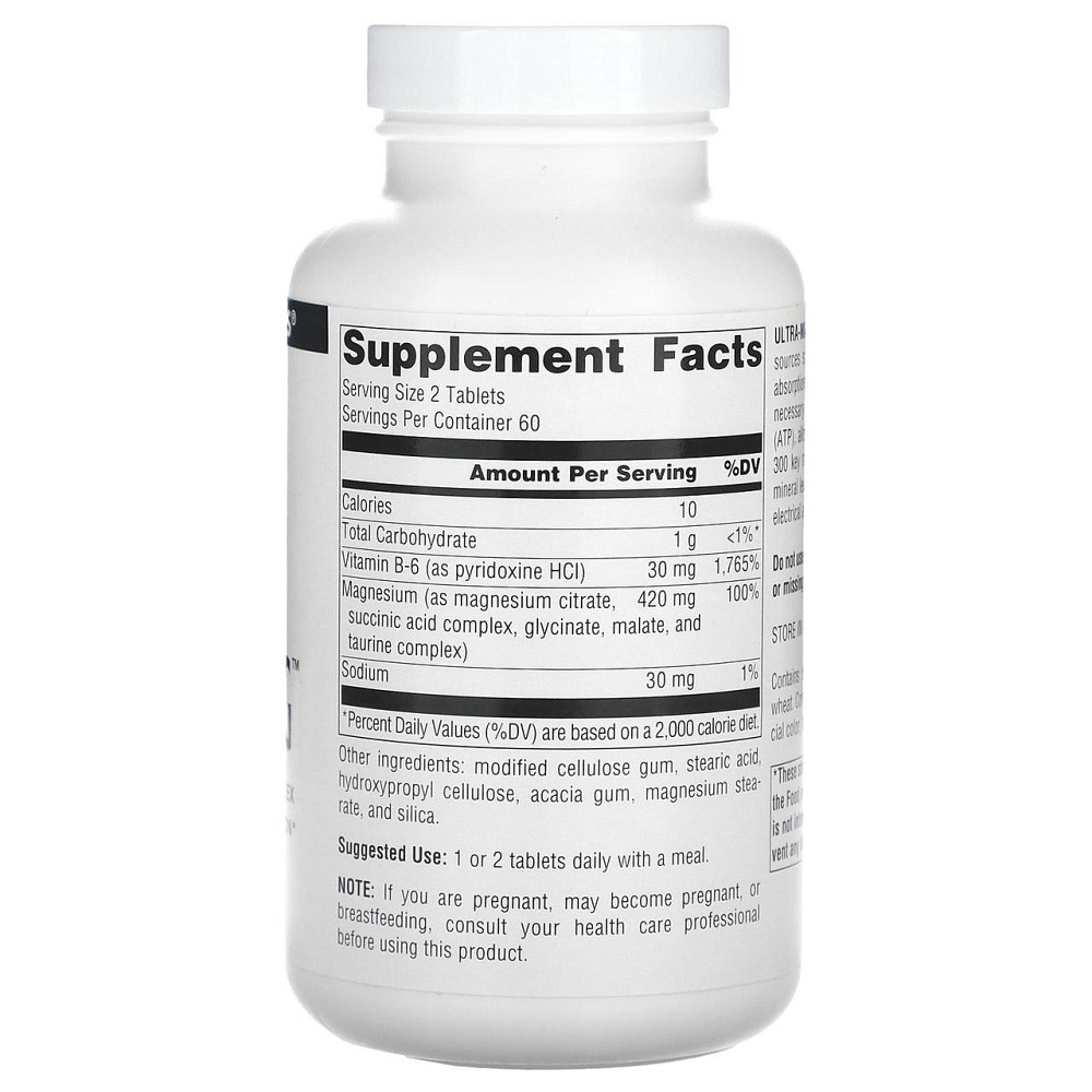 Ультра-магній Source Naturals Ultra-Mag 240 таб Київ - фото 2