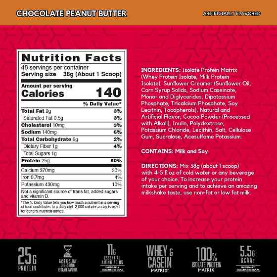 Протеин BSN Syntha-6 Isolate 1.8 kg (Chocolate peanut butter) Луцк