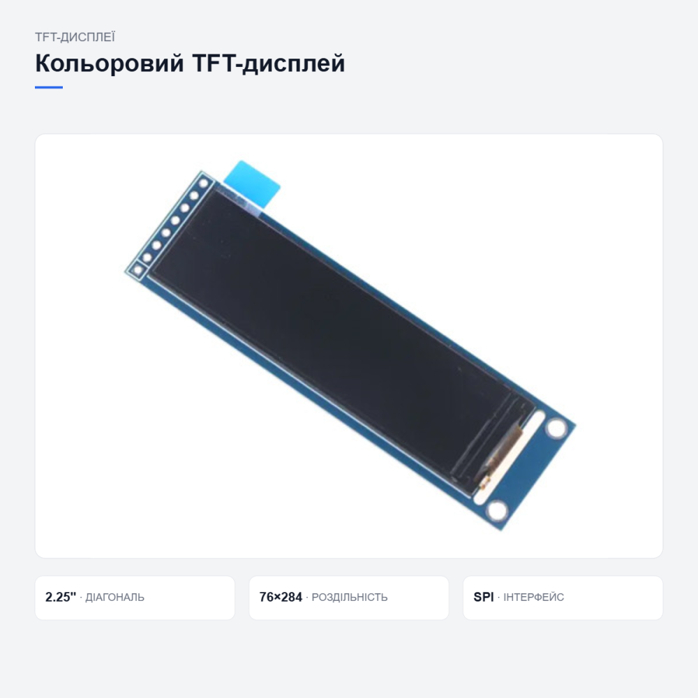 Графічний дисплей ST7789 для Arduino ESP32 Київ - фото 12