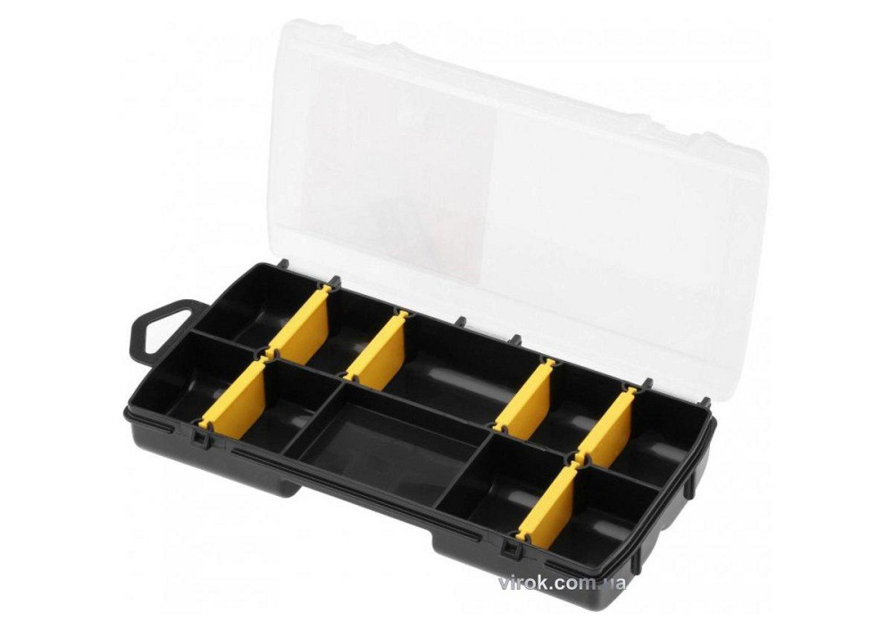 Органайзер пластиковий STANLEY : 210 х 115 х 35 мм, 10 комірок, з переставними перегородками Одеса - фото 1