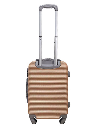 Валіза пластикова MILANO BAG 004 мала золотисто-рожева Київ - фото 3