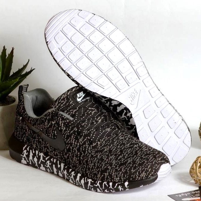 Кросівки Nike Сірі Чоловічі Найк Чорні Ткани (розміри: 41,42,43,44,45) Дніпро - фото 2