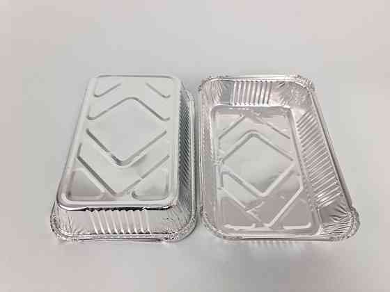 Контейнер из пищевой алюминиевой фольги прямоугольный 960 млл SP64L 125 штук  (1 пачка) Харьков