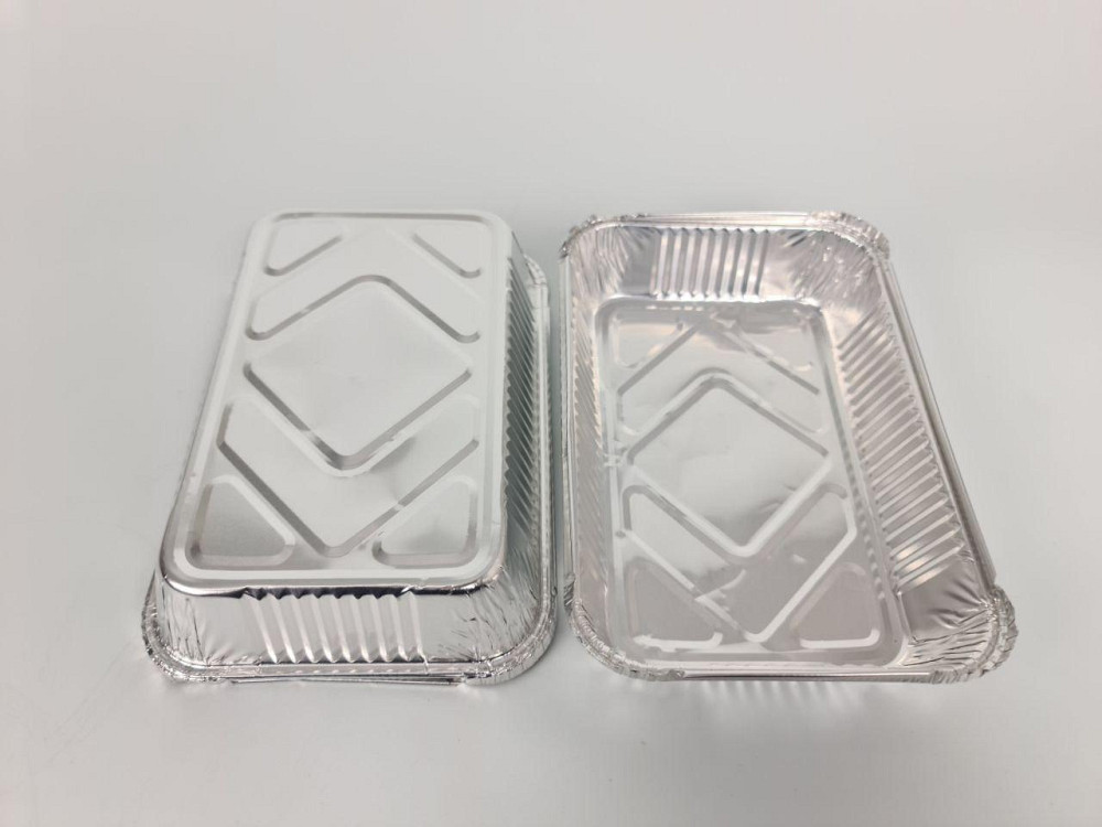 Контейнер из пищевой алюминиевой фольги прямоугольный 960 млл SP64L 125 штук  (1 пачка) Харьков - изображение 3