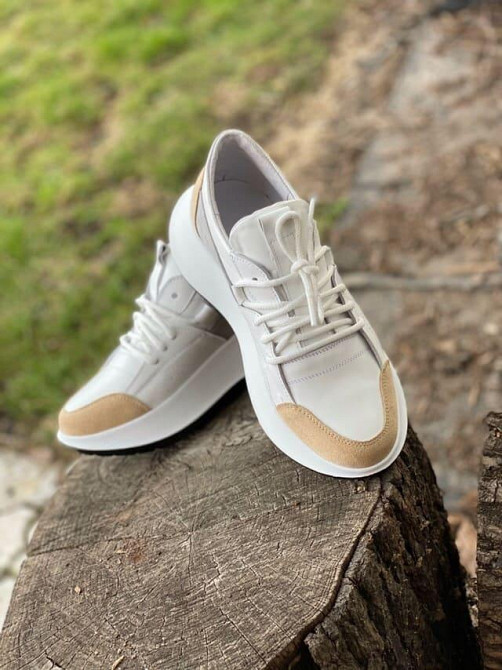 M.KRAFT Кросівки жіночі M.KRAFT 199 білий/сірий (весна-осінь, шкіра+замша натуральна) (4397) ли Коломыя - изображение 6