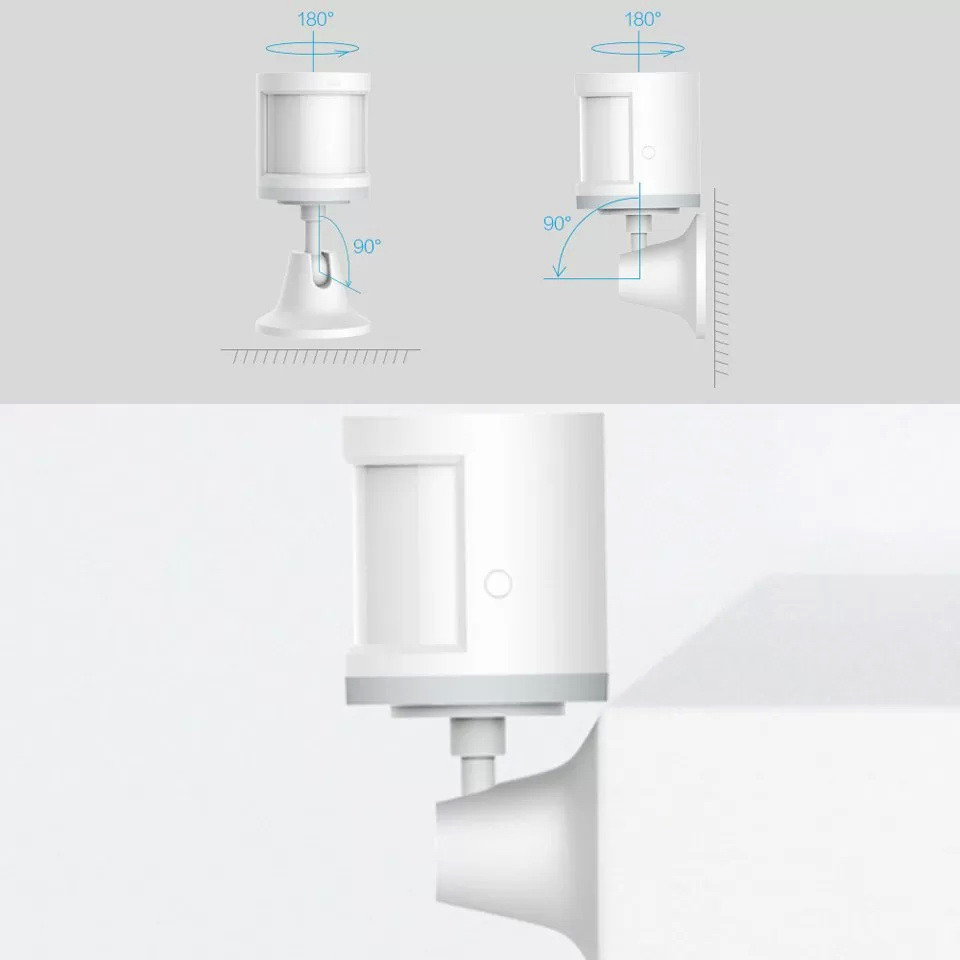Кронштейн поворотный для крепления датчика движения Xiaomi Holder (Белый) Николаев - изображение 5
