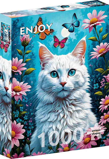 Пазл Білий Кіт - White Cat (Enjoy-2140) Киев - изображение 1