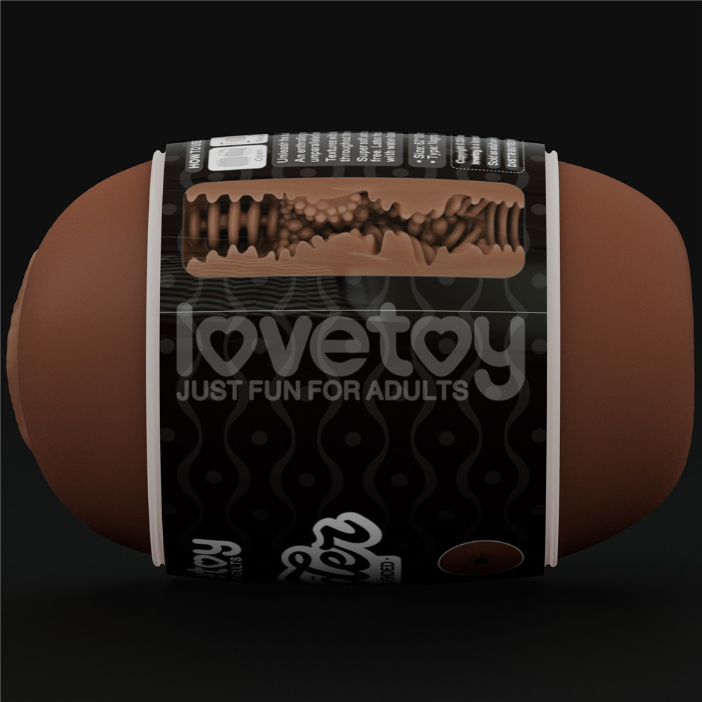 Подвійний мастурбатор вагіна анус SLIDER DOUBLE-ENDED Brown Sex Aura Київ - фото 3