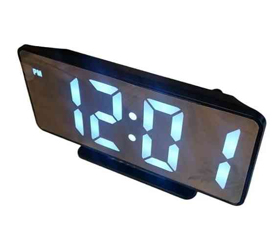 Годинник настільний VST-888H з RGB-підсвіткою, чорний Вінниця