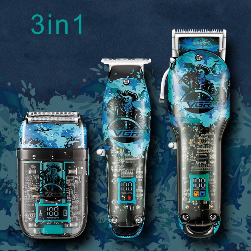 Профессиональный набор для стрижки 3в1,V-645 SBR Киев - изображение 7