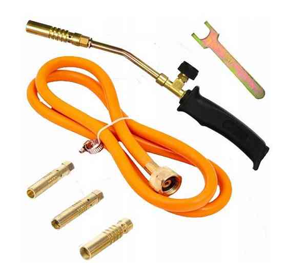 MASTERTOOL Пальник ручний газоповітряний MASTERTOOL з насадками Ø 13/14/17 мм 370 мм 157 г/год Київ