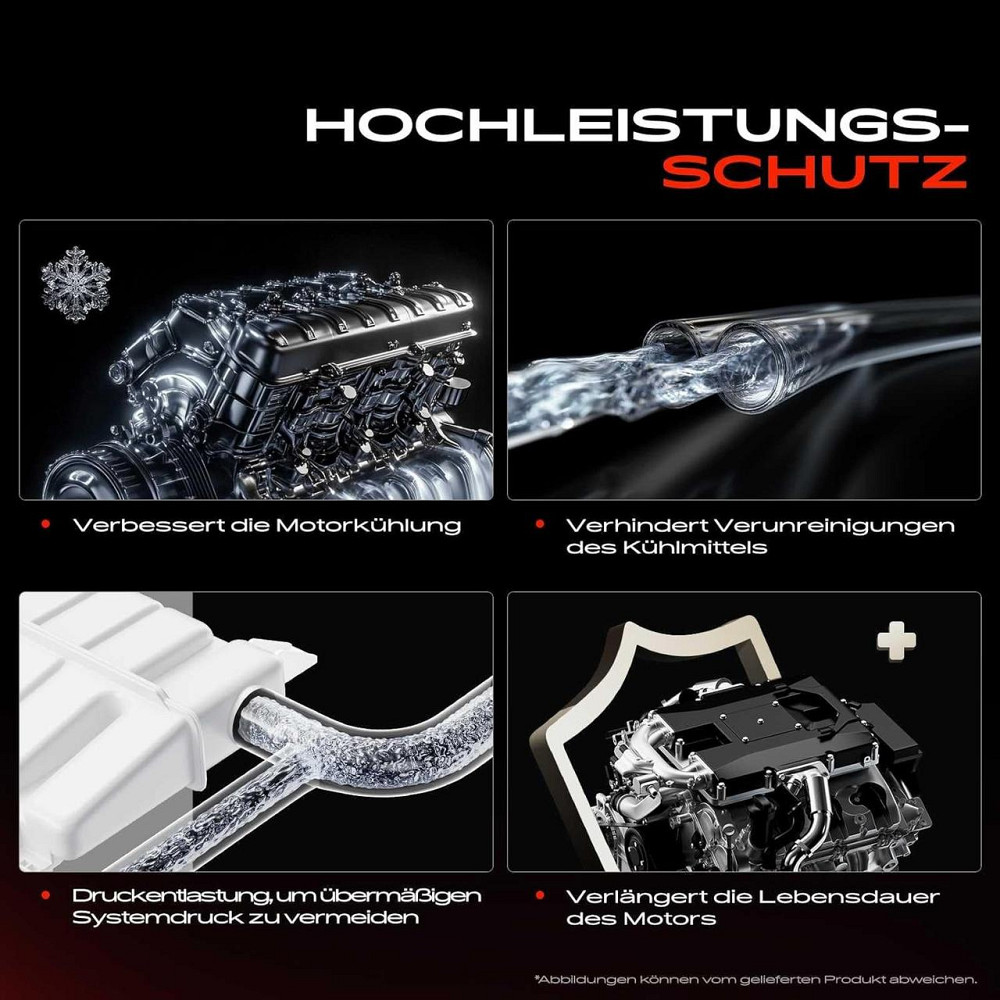 Бачок розширювальний Frankberg 1358583080 чорний з кришкою для Boxer/Ducato/Jumper 2.0L-3.0L 2006-2021, бачок охолоджуючої рідини, Київ - фото 6