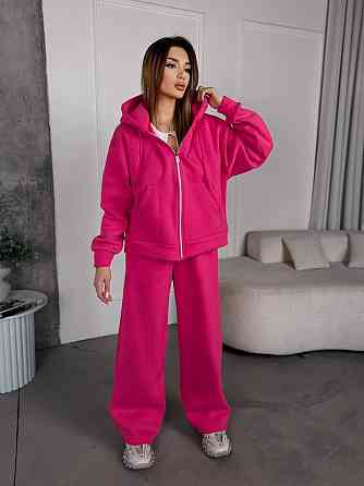 Женский теплый костюм с широкими штанами Одесса