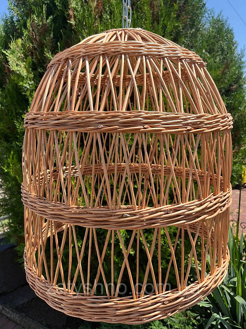 Люстра плетеная красивая кофейная Киев - изображение 2