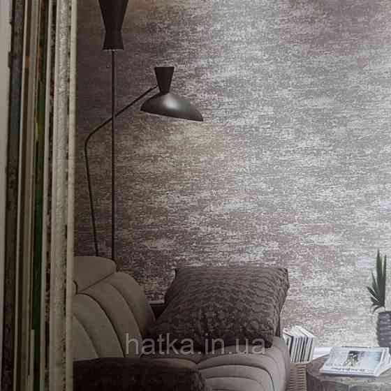 Обои виниловые на флизелине Marburg Imagine 0.53х10 штукатурка под бетон структурные серебристые молочные Киев