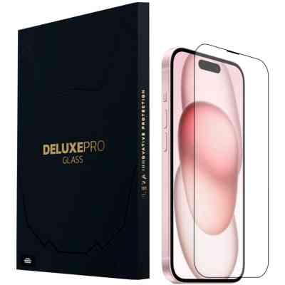 Стекло защитное iLera DeLuxe Original Glass iPhone 15 Plus (ILFCDL15PS) Винница