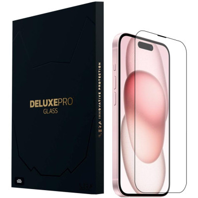 Скло захисне iLera DeLuxe Original Glass iPhone 15 Plus (ILFCDL15PS) Вінниця - фото 1