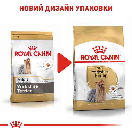 Корм для дорослих собак породи Йоркширський-тер'єр ROYAL CANIN YORKSHIRE ADULT 0.5 кг Київ