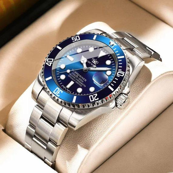 Годинник чоловічий наручний Hemsut Zurich Carekiso Nylon Blue (2 ремінці) Київ - фото 5