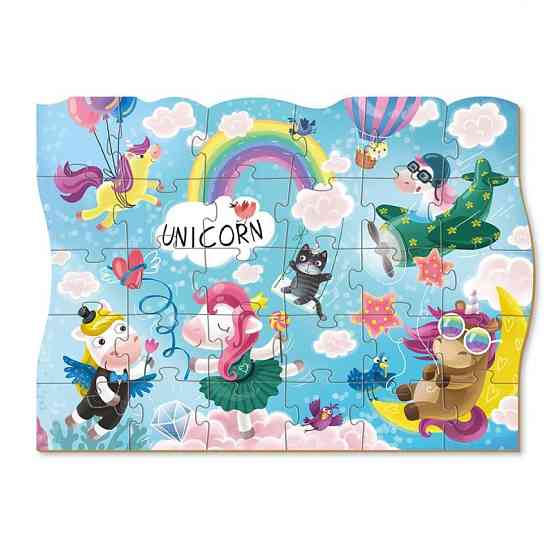 Дитячі пазли 300416 "Пригоди єдиноріжок" 30 елементів Вінниця
