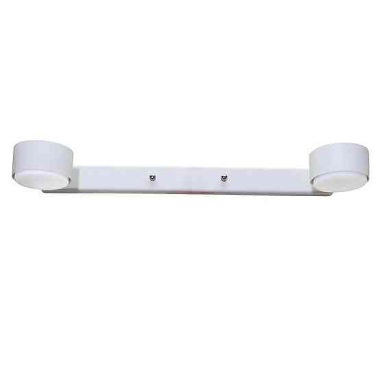 Настінний світильник MSK Electric Copter підсвічування дзеркал на два плафони GX53 NL 80400-2 WH білий Одеса