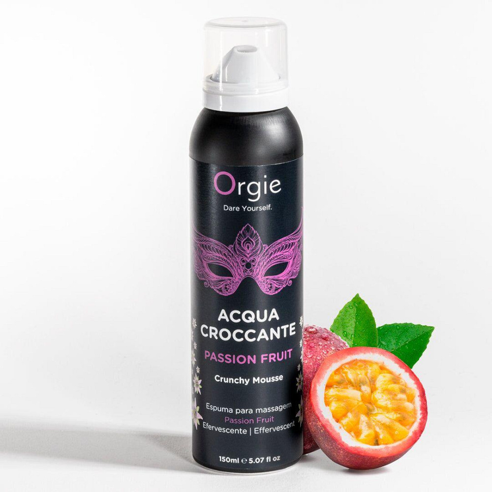 Масажна пінка Orgie – Acqua Croccante Passion Fruit (150 мл), ефект бульбашок, що лопаються Sex Aura Київ - фото 4