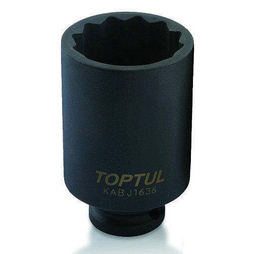 Головка 12-гранна ударна довга TOPTUL 1/2" 36 мм KABJ1636 Одеса - фото 1