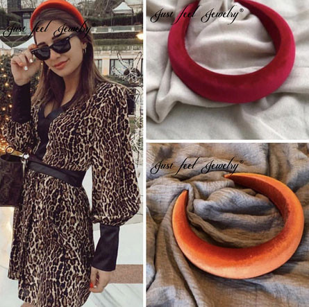 Обруч для волосся жіночий оксамитовий Київ - фото 4