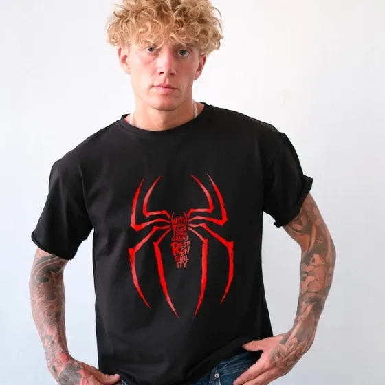 Футболка с принтом Человек-Паук Розмір 48 Anime0039 Дніпро