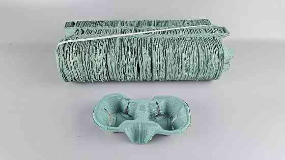 Тримач паперовий для 2 (двох) склянок зелений (холдер) (100 шт.) Харків