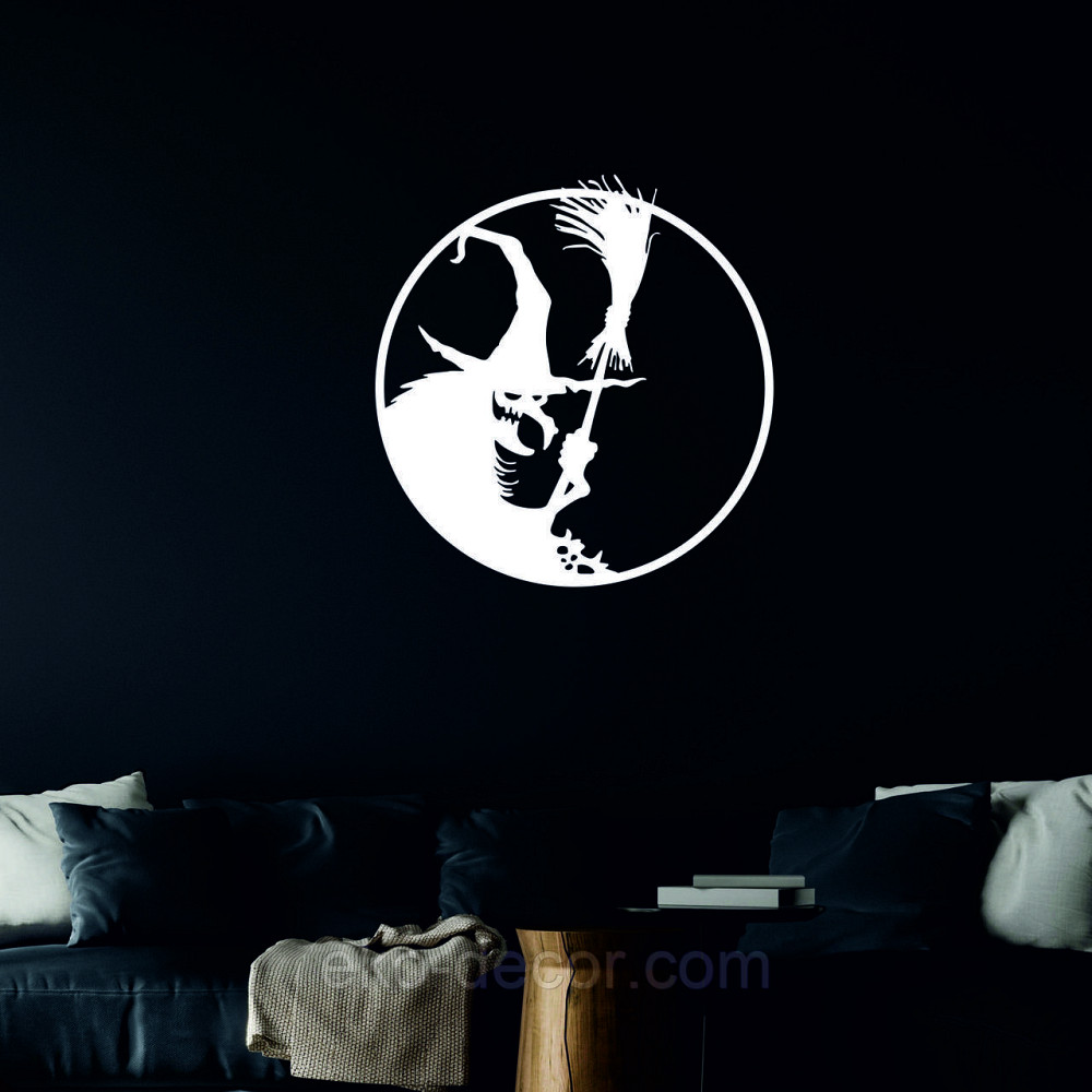 Декоративное настенное Панно «Ведьма», Декор на стену 70*67 см, Белый Киев - изображение 4