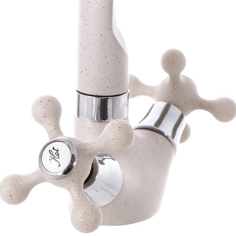 Бежевий кухонний змішувач Mixxus Color 273 MI2761 Харків - фото 3