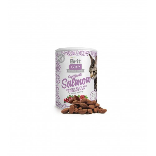 Ласощі для котів Brit Care Cat Snack Superfruits Salmon, лосось, 100 г Київ - фото 2