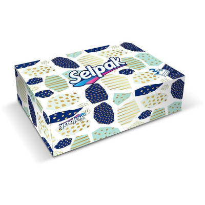 Салфетки косметические Selpak 3 слоя 70 шт. (8690530454781) Винница - изображение 1