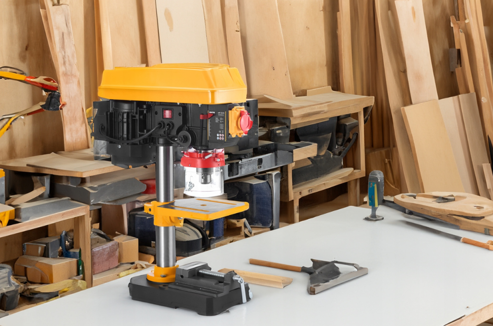 Свердлильний верстат з індукційним колонним столом 1700Вт + регульовані тисці Majster Polska MP-0435 (Польща) Київ - фото 10