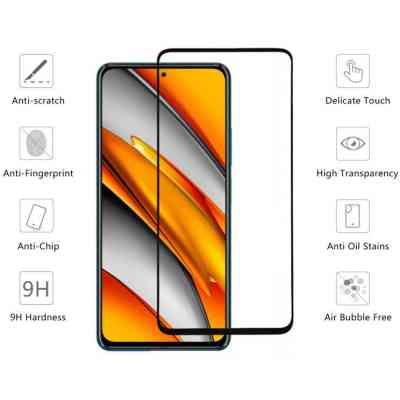 Скло захисне Drobak Poco M3 Pro Black Frame A+ (494910) Вінниця