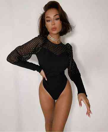 Женский боди с объемными рукавами Diamond 46 Киев