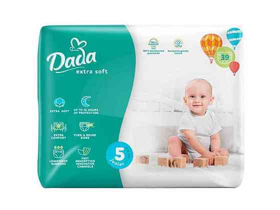 Пiдгузки Extra soft 5 Junior (11-25кг) 39шт ТМ DADA Киев